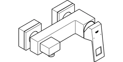 Zdjęcie produktu dla GROHE Eurocube, Grafitowy, 1 szt.
