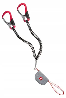 Zdjęcie produktu dla Lonża via ferrata Ocun Captur Lite - czerwona