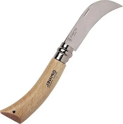 Image de Serpette Opinel N°8 Lame Courbe Repliable Pour La Taille - Opinel