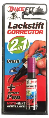Produktbild von Bikefit Lack-Reparaturstift "2 in 1" kristallgrün-glanz Lackstift