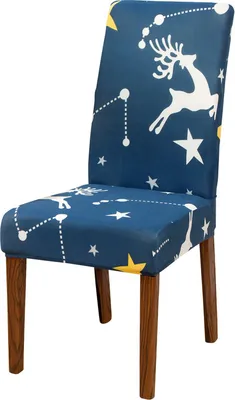 Produktbild von Esszimmer Druckstuhl Schonbezüge Universal Stretch Stuhl Schonbezüge Beschützer für Hochzeitsbankett Party, Reh