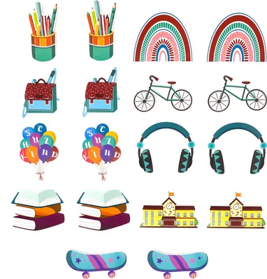 Produktbild von Oblique Unique Schule Konfetti 18 Stk. bunt Tischdeko für Schuleinführung Einschulung Schulanfang zum Spielen Basteln