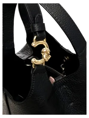 Produktbild von Leder Handtasche Umhängetasche C-Easy Crossbody Bag Noir schwarz