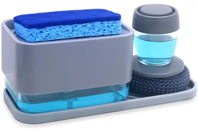 Produktbild von 4-in-1 Spülmittelspender mit Schwammspeicher für die Küche