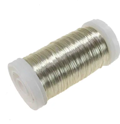 Produktbild von 100g Myrtendraht Dekodraht Ø0,3mm ca.160m Basteldraht Dekolackdraht Lackdraht, Farbe:champagner