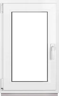 Obrázok produktu pre Rámové okno do pivnice Plastové okno Biele Šírka x výška 50 x 80 cm (500 x 800 mm) Dvojité (32 mm) Výklopné a otočné DIN Ľavé - Premium - Všetky veľkosti