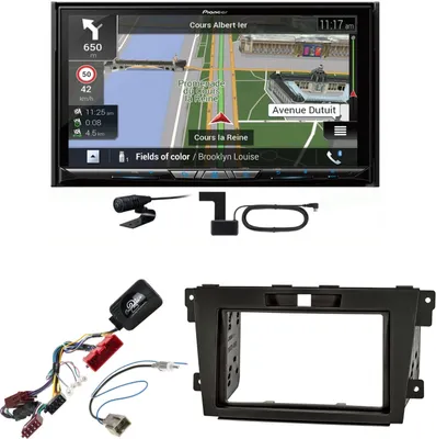Produktbild von Pioneer AVIC-Z930DAB USB Navigation Bluetooth MP3 CD Einbauset für Mazda CX-7