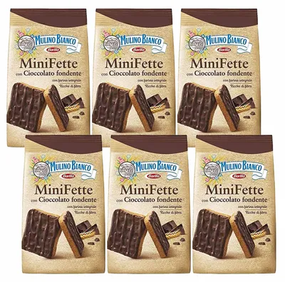 Produktbild von MULINO BIANCO Italienische Kekse 330g (Mini Fette, x6)