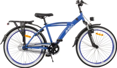 Produktbild von AMIGO Kinderfahrräder Jungen Roady 24 Zoll 38,5 cm Jungen Rücktrittbremse Blau