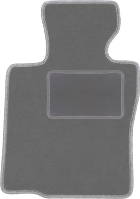 Produktbild von Fahrerfußmatte Velours graphit passend für Mini Paceman (2012-2016, Schrägheck) – mit Befestigungen – passgenau
