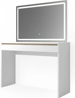 Obrázok produktu pre Toaletný stolík Vicco Emma, ​​120 cm s LED zrkadlom, biely