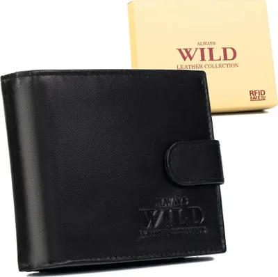 Produktbild von Always Wild Portemonnaie aus Leder für Männer Mug schwarz One size