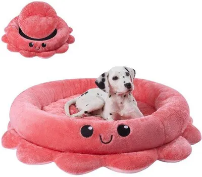 Obrázek produktu pro Kulatý pelíšek pro psy, 76 cm, růžový, pratelný