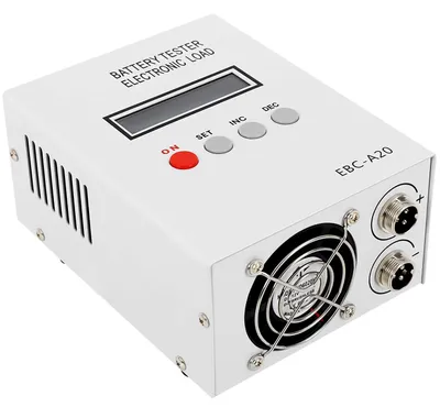 Obrázek produktu pro Testovač baterií Li-ion – měřič kapacity – výkon 85 W – LCD displej – napájení DC 19 V–20 V