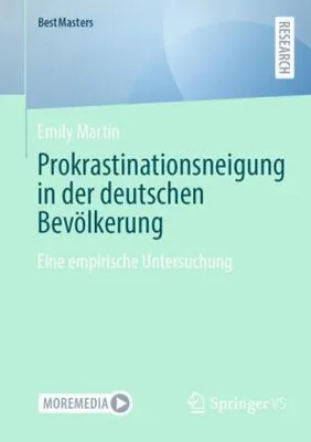 Produktbild von Prokrastinationsneigung in der deutschen Bevölkerung