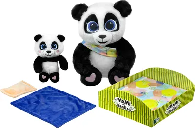 Produktbild von TM Toys Interaktiver Panda Mami und Baby Panda Baobao 0372