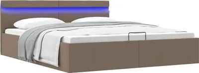 Produktbild von VidaXL 285628, Graubraun, 168 cm, 2,11 m, 73 cm, 1600 x 2000 mm, 1 Stück(e)
