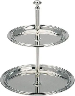 Produktbild von Famanu Servierwaren Set 7-teilig 16 cm mit Gold – Teller Set + Etagere