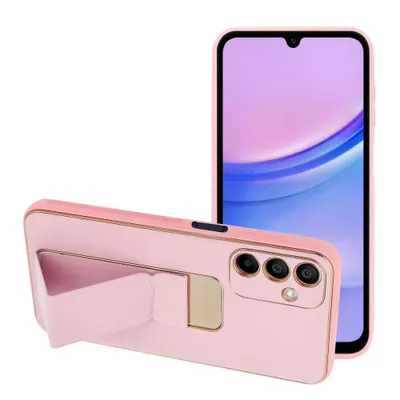 Immagine prodotto di Custodia in pelle Kickstand per SAMSUNG Galaxy A15 5G / A15 4G rosa