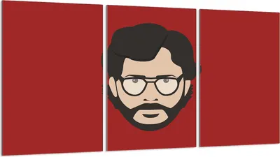 Immagine prodotto di Piastre copriforno 3 pezzi 30x52 Vetro copriforno in Vetroceramica, uomo rosso