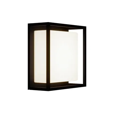 Produktbild von Lucande LED-Außenwandleuchte Ilirian, anthrazit, Alu, 25 cm