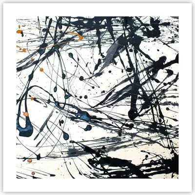 Produktbild von Poster - Poster ohne Rahmen - Abstraktion modern - 50x50 cm - Wand Bild - Wanddeko - Wandbilder - Kunstposter - Wandposter - Bilder - Kunstdruck - Wanddekoration - Wandbild - P2XAC50x50-3442