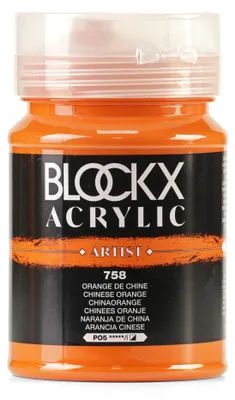 Obrázok produktu pre Akrylový pigment pyrrolozinnoberový, 500 ml