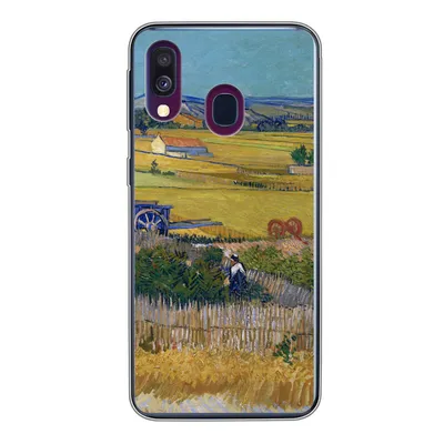 Produktbild von MuchoWow® Handyhülle Schutzhülle Hülle für Samsung Galaxy A40 Die Ernte - Vincent van Gogh Silikon Softcase Handy Hülle - Handy-Tasche