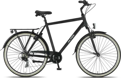 Produktbild von Altec Cityräder Herren Verona 28 Zoll 52 cm Herren 7G Felgenbremse Mattschwarz