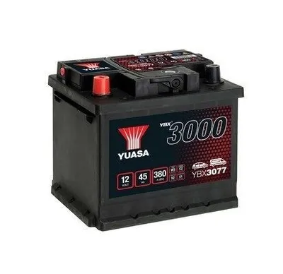 Produktbild von Yuasa Ybx3077 12V 45Ah 380A Smf