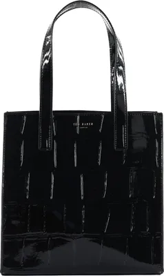 Produktbild von Ted Baker Handtasche Vivanaa Croc Effect Icon Bag Black schwarz