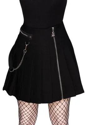 Produktbild von Killstar Mini Faltenrock - Savage Schwarz S