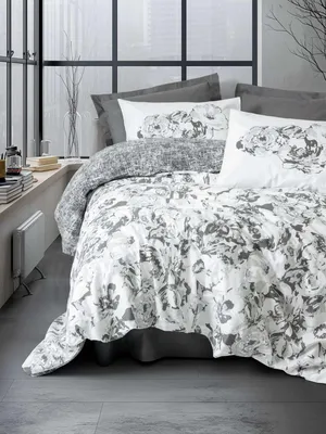 Produktbild von L'Essentiel Linge de Maison, Hochwertiges Ranforce Bettwäsche Set (2-teilig), Anthrazit, 200 x 200 cm | 100% Baumwolle, maschinenwaschbar bei 40 °C, mit Knopf- und Umschlagverschluss | Elegantes Design für Ihr Schlafzimmer.