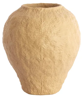 Image de Vase PANTOJA mat beige – Ø45x50 cm