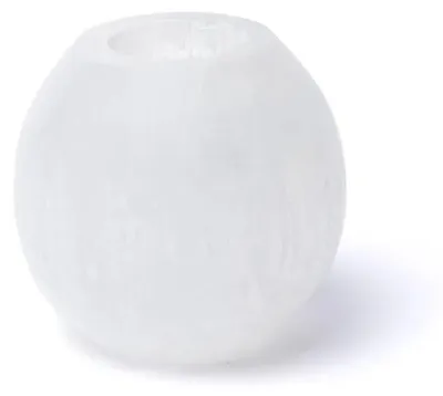 Obrázek produktu pro Stojan na čajovou svíčku Selenit Sphere - ±10 cm