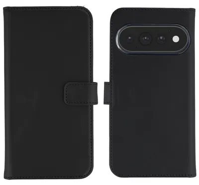 Produktbild von Selencia Echtleder Klapphülle Google Pixel 11 / 11 Pro - Schwarz
