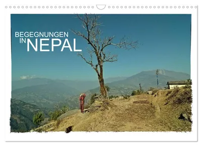 Produktbild von BEGEGNUNGEN IN NEPAL (Wandkalender 2027 DIN A3 quer), CALVENDO Monatskalender