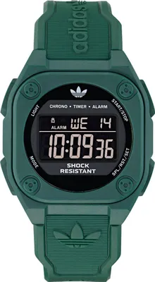 Produktbild von Adidas Uni Uhr DIGITAL Silikon grün AOST25032