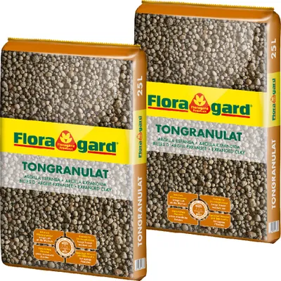 Produktbild von Floragard Blähton Tongranulat 2x25L