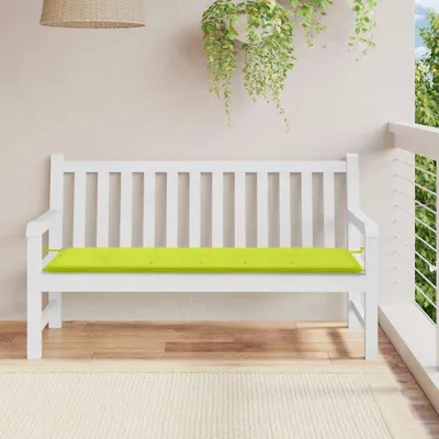 Obrázok produktu pre vidaXL Záhradná lavička Light Green 150x50x3 cm Oxford Fabric