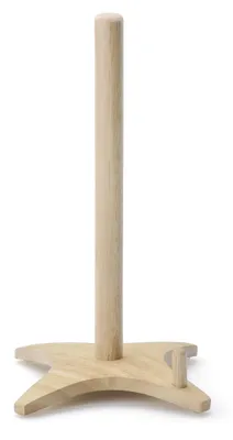 Produktbild von CONTINENTA Küchenrollenhalter, Gummibaum 18,5x25 cm 3291 4017167329109 Vorteilset – 2 Stück – inkl. 4 Edelstahl-Trinkhalme