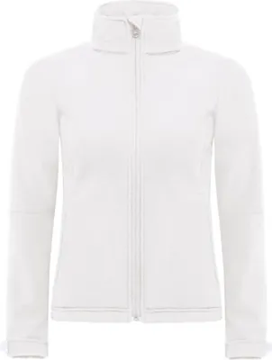 Produktbild von B&C JW937 | Hooded Softshell / Women - Farbe: White - Größe: XL