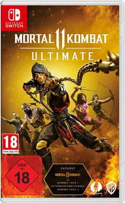 Produktbild von Warner Bros. Games Mortal Kombat 11 Ultimate (CIB) – Edition Standard, Nintendo Switch, Multiplayer-Modus, M (Reif), Physische Medien