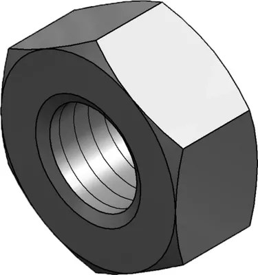 Produktbild von MEFA Sechskantmutter V2A, M8 SW 13, Packung mit 100 Stk.