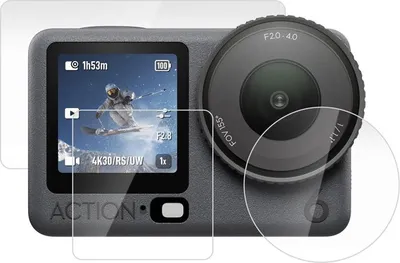 Zdjęcie produktu dla Zestaw Szkieł Hartowanych Puluz Dla Dji Osmo Action 6 (3 Szt.)
