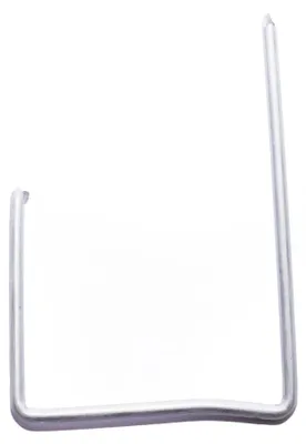 Produktbild von DAPRONA Sturmklammern Typ U 50/40/20mm, 100 Stück Silber