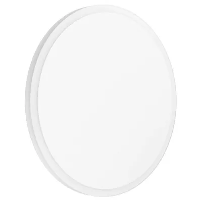 Obrázok produktu pre EGLO LED stropné svietidlo Mongodio 1, 1-svetelné nástenné svietidlo, stropné svietidlo z ocele a plastu v bielej farbe, svietidlo do obývačky, teplá biela, Ø 25 cm