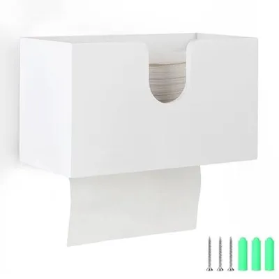 Produktbild von Bambus Handtuchspender für Papiertücher - Wand- und Bodenbenutzung - 27,5 x 15 x 13 cm