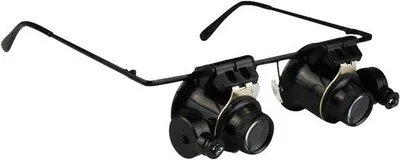 Image de Loupe professionnelle avec éclairage LED, grossissement 20x, idéale pour la réparation de montres et la lecture du journal