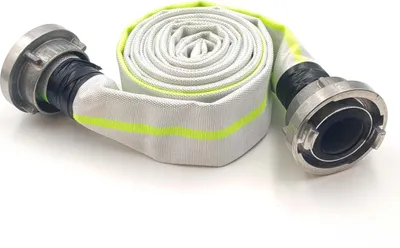 Produktbild von 2 Zoll | C-52 - 5 Meter Industrieschlauch | Feuerwehrschlauch | Bauschlauch | Flachschlauch | Schlauch mit Storz-Kupplung